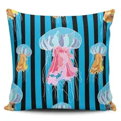 TAYRONA STORE - Funda Cojin Sin Relleno Medusas 03