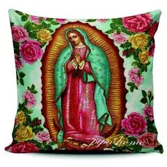 TAYRONA STORE - Funda Cojin Sin Relleno Virgen Guadalupe 01