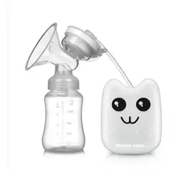 MUNDO BEBE - Extractor De Leche Materna Eléctrico Tetero Blanco