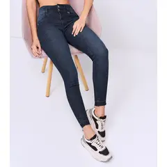 DEREK - Jean Tiro Alto Para Mujer Skinny