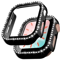 GENERICO - Case Protector Brillantes Para AppIe Watch Series 44mm - Negro