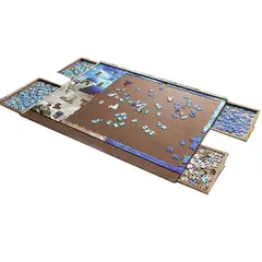 GENERICO - Mesa De Armado Rompecabezas En Mdf Puzzle Table 1000 Pieces