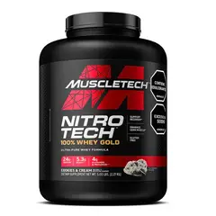 MUSCLETECH - Nitro Tech Whey Gold - 5 libras - Cookies and Cream