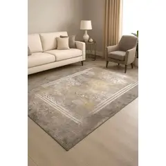 AMERICO SHOP - Tapete Decorativo Moderno 150x200 cm Diseño Beige