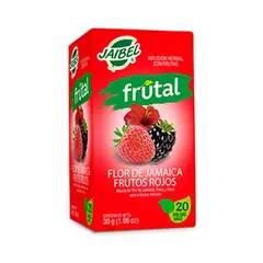 GENERICO - Jaibel Frutal Flor de Jamaica Frutos Rojos Caja x 20 UDS
