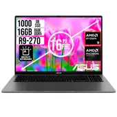 ASUS - PORTATIL AMD RYZEN 9 270 SSD 1TB RAM 16GB LED 16 FULL HD