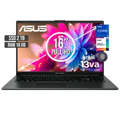 ASUS - PORTATIL INTEL CORE I9-13900H SSD 2TB RAM 16GB LED 16 FULL HD