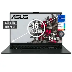 ASUS - PORTATIL INTEL CORE I9-13900H SSD 4TB RAM 24GB LED 16 FULL HD