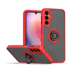 GENERICO - Funda Estuche Anti Golpes Mate Compatible Samsung A24 4G Rojo