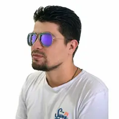 VIROX - GAFAS POLARIZADA MORADA TIPO AVIADOR