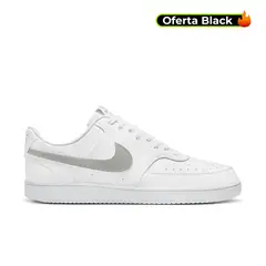 NIKE - Tenis Court Vision -Blanco/Gris