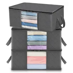 ONE PIXEL - Organizador De Sabanas Mantas Almacenamiento Para Ropa X3