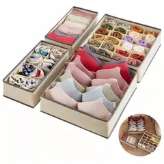 ONE PIXEL - Organizador De Ropa Interior Divisor Cajones Armario