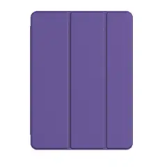 GENERICO - Estuche Para iPad Air 4 y Air 5 de 10.9 + Vidrio Cerámico - Morado