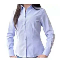 AFM - Camisa Oxford para dama Manga Larga