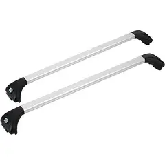 GENERICO - Barras Aluviva 2 Riel Integrado Plateada