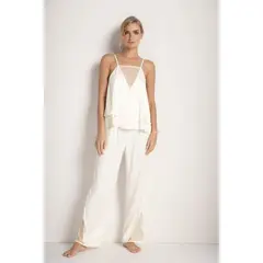 TOUCHE LINGERIE - CAMISA EN PUNTO Y ENCAJE Para Dama TOUCHE AZUL OSCURO 0817042