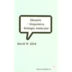GENERICO - Glosario De Bioquímica Y Biología Molecular