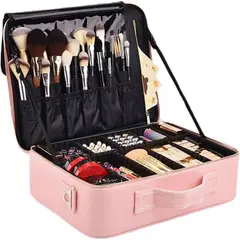 GENERICO - Bolso Maleta Organizador De Maquillaje Grande Divisiones