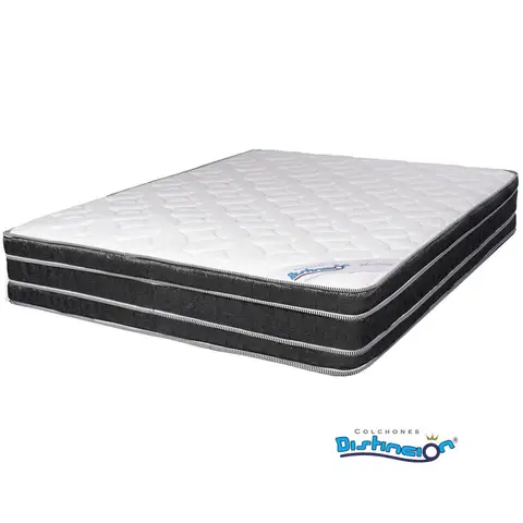 COLCHONES DISTINCION - COLCHON RESORTADO ZAFIRO 200 X 200 X 27