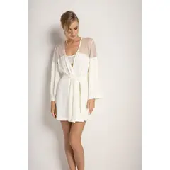 TOUCHE LINGERIE - Kimono corto elaborado en satín 0588042