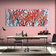 TAYRONA STORE - Cuadro En Lienzo Para Comedor Arbol Colores 07 175x70cm