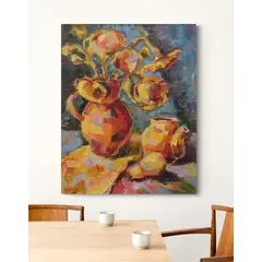 TAYRONA STORE - Cuadro En Lienzo Para Comedor Bodegon 082 100x125cm