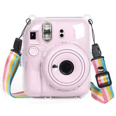GENERICO - Protector Transparente Instax Mini 12 Correa Multicolor