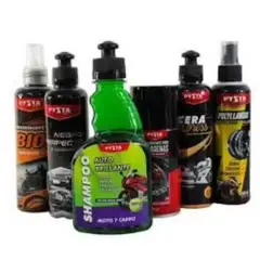 GENERICO - Super kit profesional moto desengrasante+ silicona+ shampoo dr-096