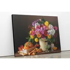 TAYRONA STORE - Cuadro En Lienzo Para Comedor Bodegon 13 75x60cm