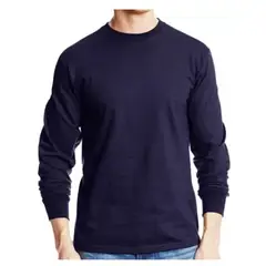 AFM - Camibusos Manga Larga 100% Algodón Cuello Redondo