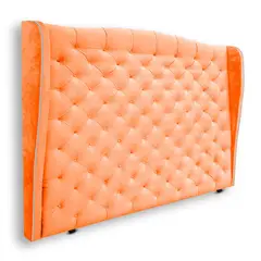 MAGIC CLASS - CABECERO DE LUJO LUXURY DE PISO160X120 MICROFIBRA NARANJA