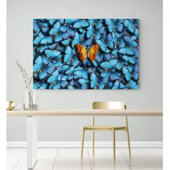 TAYRONA STORE - Cuadro En Lienzo Para Comedor Mariposas 249 70x50cm