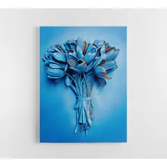 TAYRONA STORE - Cuadro En Lienzo Para Comedor Flores 140 60x80cm