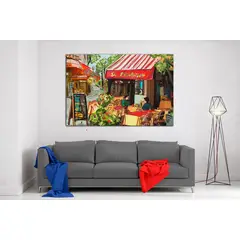 TAYRONA STORE - Cuadro En Lienzo Para Comedor Pintura Paris 03 120x80cm