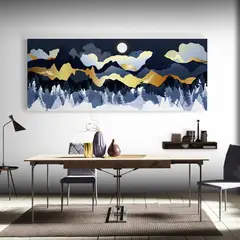 TAYRONA STORE - Cuadro En Lienzo Para Comedor Luxury Design 169 100x40cm