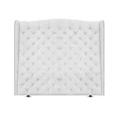 MAGIC CLASS - CABECERO DE LUJO LUXURY DE PISO200X120 ECOCUERO BLANCO