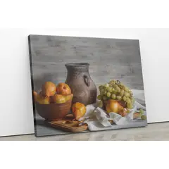 TAYRONA STORE - Cuadro En Lienzo Para Comedor Bodegon 05 125x100cm