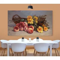 TAYRONA STORE - Cuadro En Lienzo Para Comedor Bodegon 253 75x40cm.