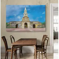 TAYRONA STORE - Cuadro En Lienzo Para Comedor Cartagena 008 120x80cm