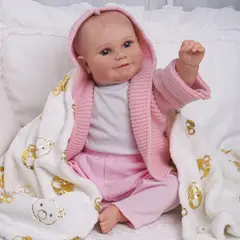 GENERICO - Muñeca Bebé Reborn Real Cuerpo Algodón - Julieta