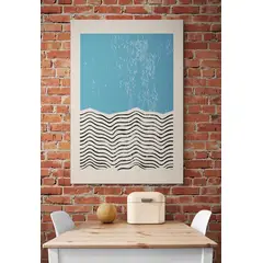 TAYRONA STORE - Cuadro En Lienzo Para Comedor Diseño Minimalista 229 35x50cm