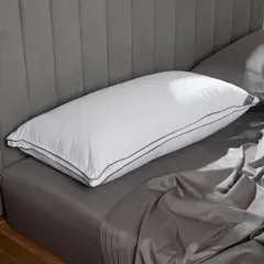 DISTRIHOGAR - Almohada Hotel Experience Soporte Firme Algodón 47 x 87 cm