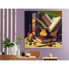 TAYRONA STORE - Cuadro En Lienzo Para Comedor Bodegon 306 120x120cm