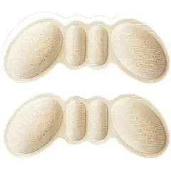 GENERICO - Almohadillas Protectoras de Zapatos Talón Adhesiva Beige