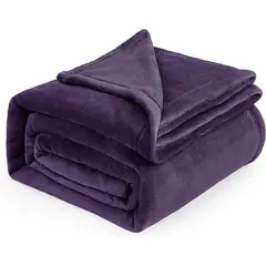 SIRENITAS - Cobija térmica 1.70 x 2m Cama Sencilla Sofá Pie de cama Morado