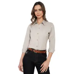 LEC LEE - Blusa manga larga basic fem para mujer - Pumis.-
