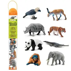 SAFARI - Tubo Coleccionable Animales Asiaticos