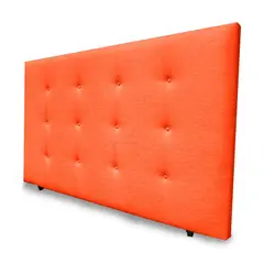 MAGIC CLASS - CABECERO NAIROBI DE PISO120X120 ECOCUERO NARANJA