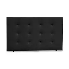 MAGIC CLASS - CABECERO NAIROBI DE PISO120X120 ECOCUERO NEGRO